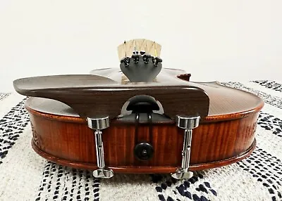 High Level Rosewood 4/4 Size Violin Chin Rest W/Silver Clamp MADE IN GERMANY • $35