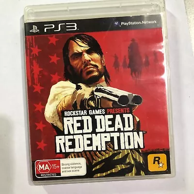 Red Dead Redemption - Inc Map And Ins Book- Ps3 Playstation 3 - Vgc - Free Post • $13.90