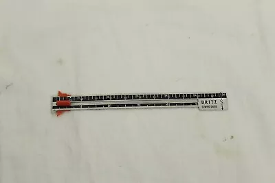 Vintage Metal Dritz Sewing Gauge Measurement Ruler Tools Notions • $12