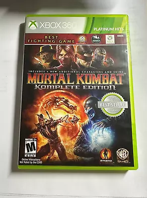 Mortal Kombat - Komplete Edition - Microsoft Xbox 360 Platinum Hits Complete • $29.99