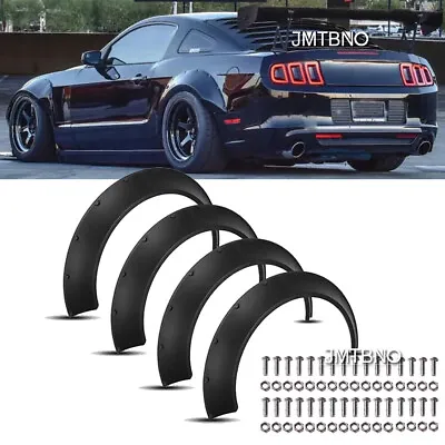 4X Extra Wide Fender Flare Flexible Body Kit Wheel Arches For Ford Mustang GT V8 • $109.12