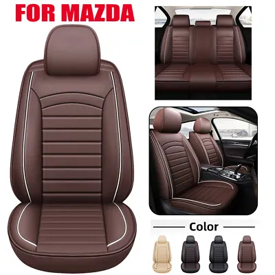Car 2/5-Seat Covers Faux Leather Front + Rear Full Set For Mazda CX-5 2013-2023 • $95.03