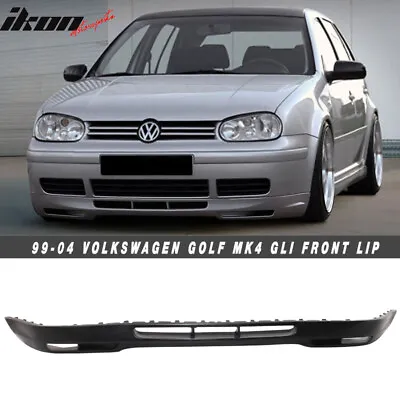 Fits 99-04 Volkswagen Golf MK4 GLI Style Front Bumper Lip Spoiler Unpainted PU • $142.99