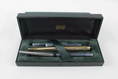 Cross Century Classic Fountain Pen Gold Plate Casing 18ct Gold Nib Boxed  • £2.20