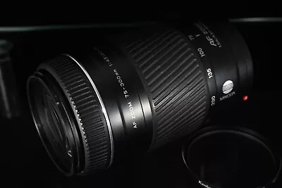 Minolta AF Zoom 75-300mm F4.5-5.6 D Tele Macro Lens [AS IS] 1day Quick Shipping • $34.98