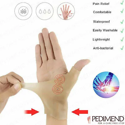 PEDIMEND Wrist And Thumb Stabilizer Pain Relief Carpal Tunnel Wrist Brace - 1PCS • £7.49