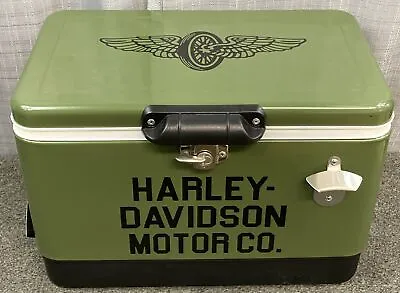 NEW GENUINE HARLEY DAVIDSON HDL-10076 H-D Motor Co. Retro Cooler APPROX. 26QT • $122.30