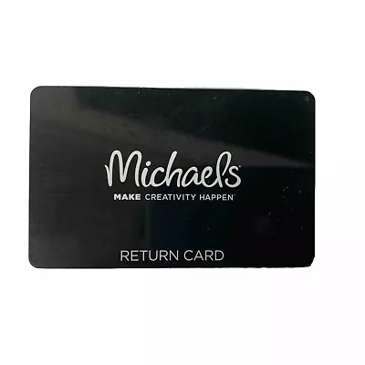 $117 Michaels Card Merchandise Credit BALANCE $117 Fast Shipping! • $100