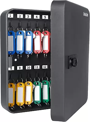 28-Key Steel Key Cabinet With Combination Lock Wall Mounted Key Organizer • $33.71