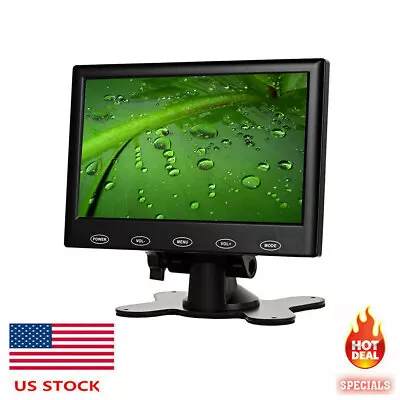 Portable Monitor 7''/9 /10.1'' LCD Display Screen With AV VGA HDMI Input For PC • $65.44