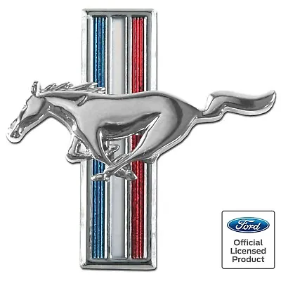 1965~1966 Mustang Ornament Fender Chrome Emblem Running Horse Left Side - EM3601 • $19.99