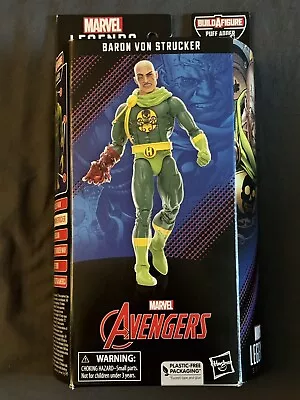 Marvel Legends Baron Von Strucker 6  Figure Avenger Puff Adder Wave NO BAF Piece • $23