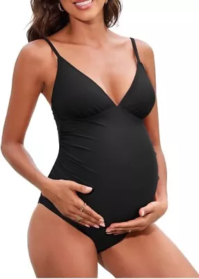 CUPSHE Maternity Swimsuit Brand New Size 12-14 Sexy Beach Ready • $18.68