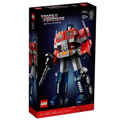 Lego Transformers 10302 Optimus Prime (1508 Pieces) Brand New With Free Postage • $389.95