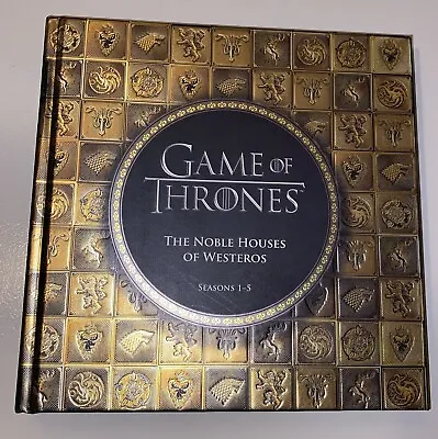 Game Of Thrones - Season 1-5 The Noble Houses Of Westeros Hardback Book • £0.99