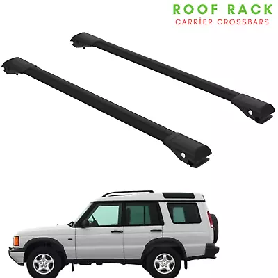 Fits Land Rover Discovery 1998-2004 Roof Rack Cross Bars Car Lugagge Bar Black • $129.99