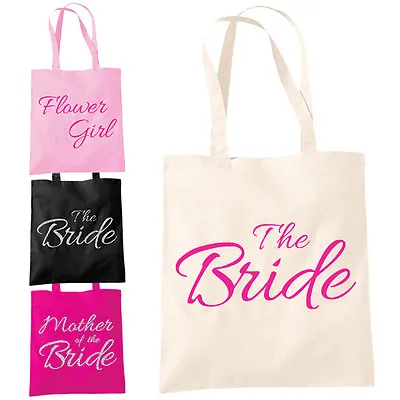 £8.22 • Buy Wedding Favour Shopper Tote Bag - Gift Present Keepsake Hen Party Novelty Bags