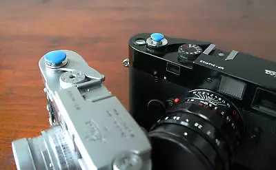 $12.50 • Buy Blue 10mm Convex Soft Release Button For Leica M3 MP M8 M9 Fuji X100 Nikon Canon
