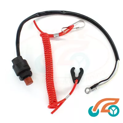 Outboard Kill Stop Switch Lanyard Tether 6E9-82575-09 For 2 Stroke 6-40HP Engine • $18.86