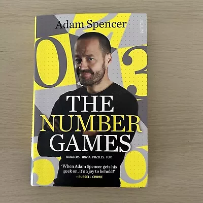 Adam Spencer's The Number Games Paperback Book Numbers Trivia Puzzles Fun • $16.90