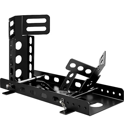 Removable Motorcycle Wheel Stop Chock Trailer W/ Mounting Kit 3000lbs Tire Rack • $58.99
