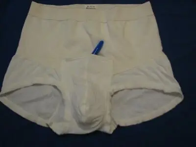 Vintage Underwear White Munsingwear Slim-U Boxer Brief  USA Made • $69