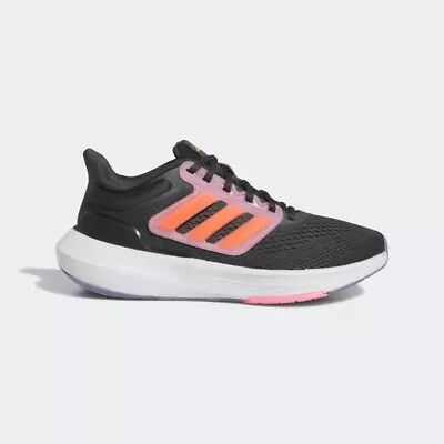 Adidas Ultrabounce Kids Running Trainers Childrens Sports Shoes Girls Black Pink • £44.99