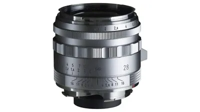 【New】Voigtlander NOKTON Vintage Line 28mm F/1.5 Aspherical Type II VM -Silver • $1044.40