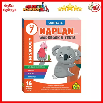 Year 7 Naplan*-Style Complete Workbook And Tests • $24.89