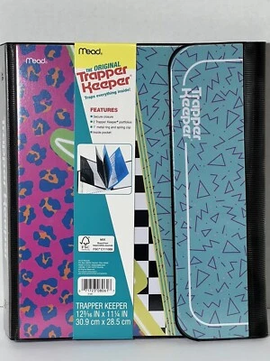 $14.99 • Buy Trapper Keeper ~ Binder Retro Portfolio Folder 2021 Mead 12 3/16  X 11 1/4  0617