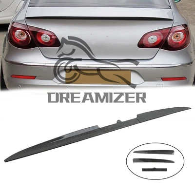 $65.89 • Buy Carbon Fiber Color Rear Spoiler Wing Trunk Spoiler For VW Passat B8 CC R-LINE