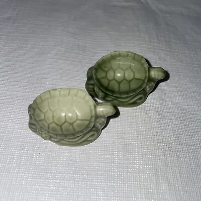 Wade Whimsies Lot Of 2 Vintage  Miniature Sea Turtles Figurines England • £7.23