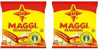 Pack Of 2 Maggi Seasoning Cubes 100 Cubes 400g - Product Of Nigeria • £7.59