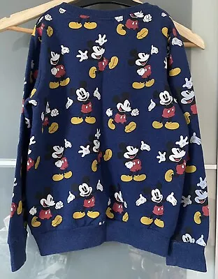 Mickey Mouse Jumper Sweater Sweatshirt 7-8 Years 128cm • £5