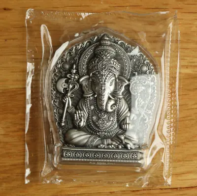 New South Korea 2oz .999 Fine Silver Ganesha In Capsule Komsco Mint Sealed • £99