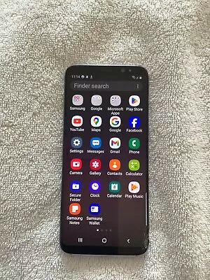 Samsung Galaxy S8 Duos - 64GB - Black (Unlocked) Smartphone (cracked Screen) • £26