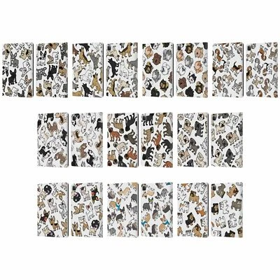 HEAD CASE DOG BREED PATTERNS LEATHER BOOK WALLET CASE & WALLPAPER FOR APPLE IPAD • £18.95