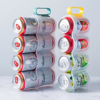 £5.99 • Buy Refrigerator Canned Drink Storage Box Beverage Can Organizer Kitchen Accessories