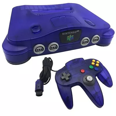 Genuine Official Nintendo 64 N64 Console [Funtastic Grape/Purple] CONSOLE ONLY • $400