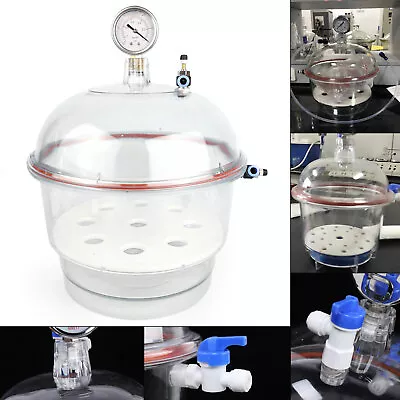 $59.01 • Buy 1x Desiccator Vacuum Polycarbonate Vacuum Desiccator Labs Dessicator Dryer 150mm