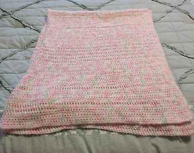 Crocheted Handmade Baby Girl Afghan • $20