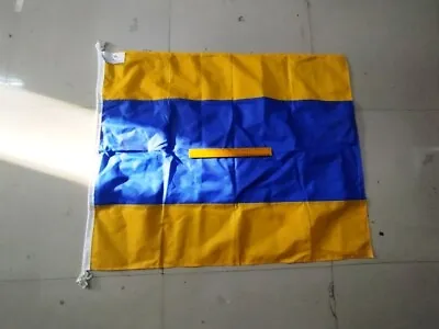 D - VINTAGE Nautical Sailboat Boating Flag - Signal Flag FROM SHIP SALVAGE (19) • $15.99