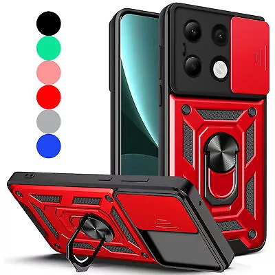 For Xiaomi Redmi Note 13 4G/Pro Plus+5G Shockproof Case Ring Holder Cover Stand • £6.95