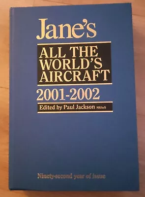 Jane's: All The World's Aircraft 2001-2002 92nd Edition • £15