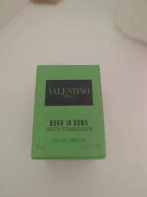 Valentino Born In Roma Green Stavaganza Eau De Parfum 6ml MINI DABBED BOTTLE New • £10.50