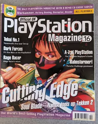 Official UK PlayStation Magazine - February 1997 - Issue 16 - No Demo Disc • £14.95