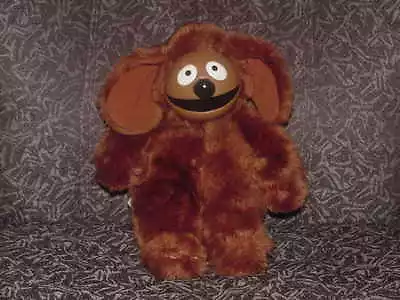 12  Rowlf Plush Stuffed Dog With Vinyl Face From The Muppets 1989  • $99.99