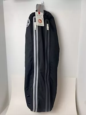 Manduka Go Steady 2.0 Yoga Mat Bag Black/silver Large Carrier Fits 26  Wide Mats • $67