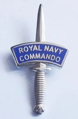 Royal Navy Commando Lapel Pin Or Walking Stick Mount • £6.95