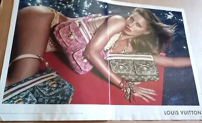 2006 Print Ad - Louis Vuitton Handbag Fashion Sexy Girl Body 2-page Advertising • $6.99